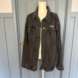 Los Angeles Chargers Retro Charcoal Denim Jacket